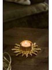 Gold Ceramic Sun Tea Light Holder - Image 1 of 1