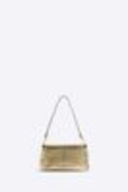 Gold - River Island Kleine Clutch mit Umschlag - Bild 1 von 1