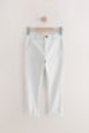 Silver Grey Skinny Fit Stretch Chino Trousers (3-17yrs) - Image 1 of 1