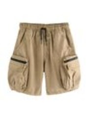 Tan Brown Baggy Pocket Cargo Shorts (3-16yrs) - Image 1 of 1
