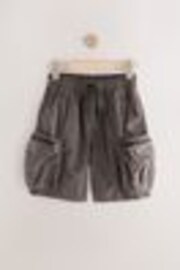 Charcoal Grey Baggy Pocket Cargo Shorts (3-16yrs) - Image 1 of 1
