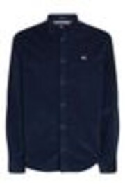 Tommy Jeans Blue Tommy Jeans Regular Fit Corduroy Shirt - Image 1 of 1