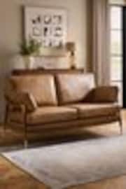 Vintaged Faux Leather Light Brown Flinton Sofa - Image 1 of 1