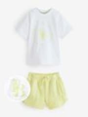 Салатовый - Baker by Ted Baker 2 Piece Printed T-Shirt and Short Set - Изображение 1 из 1