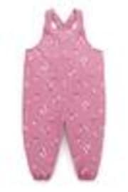 Purebaby Pink Waterproof Dungarees - Image 1 of 1