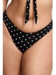 Victoria's Secret Black And White Dot Brazilian Bikini Bottoms - Image 1 of 1