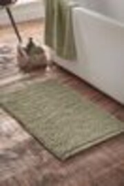 Bianca Sage Green Aspen Bobble Bath Mat - Image 1 of 1