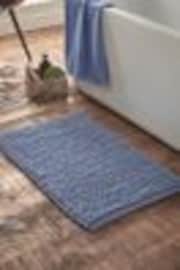 Bianca Blue Aspen Bobble Bath Mat - Image 1 of 1