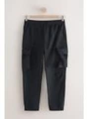 Black Shower Resistant Stretch Tech Cargo Trousers - Image 1 of 1