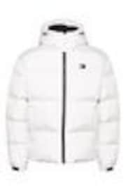 Tommy Jeans White Tommy Jeans Gold Alaska Puffer Jacket - Image 1 of 1