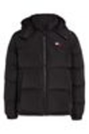 Tommy Jeans Black Tommy Jeans Gold Alaska Puffer Jacket - Image 1 of 1
