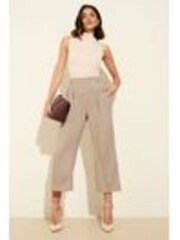 Friends Like These Camel Premium Crop Wide Leg Elastic Waist Trousers - Image 1 of 1