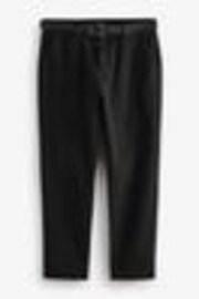 Black Straight Fit Belted Soft Touch Chino Trousers - Image 1 of 1