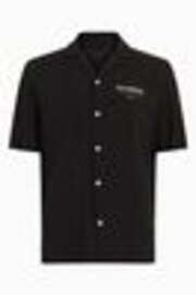 AllSaints Black Underground Short Sleeve Shirt - Image 1 of 1