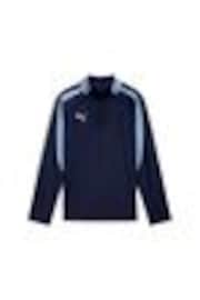 Puma Blue Boys individual LIGA Quarter-Zip Top - Image 1 of 1