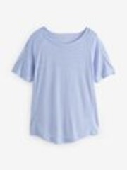 Pale Blue Crew Neck Lightweight Short Sleeve T-Shirt - Image 1 of 1