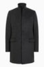 AllSaints Grey Hargrove Coat - Image 1 of 1