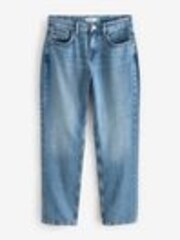 Dark Blue 100% Cotton Straight Leg Jeans - Image 1 of 1