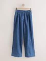 Rinse Linen Wide Leg Denim N. Premium Tailored Trousers - Image 1 of 1