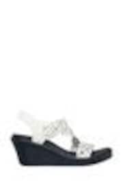 Skechers White White Rumble on Wedge Sandals - Image 1 of 1