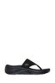 Skechers Black Go Walk Arch Fit 2.0 Sandals - Image 1 of 1