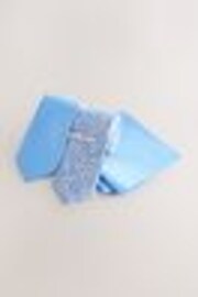 Blue Ties With Tie Clip 2 Pack - Image 1 of 1