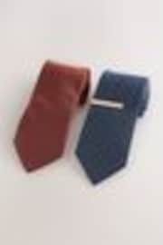 Marron rouille - Lot de clips texturés Cravate et Cravate 2 - Image 1 of 1