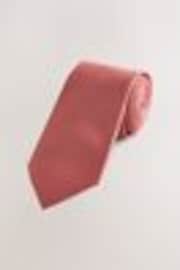 Orange Slim Textured Tie - Image 1 of 1