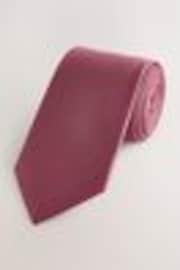 Dusky Pink Slim Textured Tie - Image 1 of 1