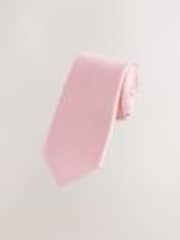 Pink Slim Textured Tie - Image 1 of 1