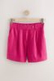 Pink Linen Rich Boy Shorts - Image 1 of 1