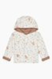 MORI Cream Reversible Bear Print Cotton And Bamboo Jacket - Image 1 of 1