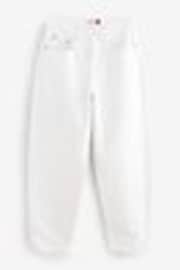 Blanc - 100% Coton Coupe ballon Jeans - Image 1 of 1