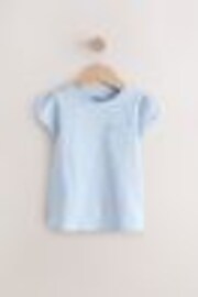 Blue Daisy Pocket T-Shirt (1.5-16yrs) - Image 1 of 1