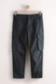 Black Regular Tapered Fit Tech Stretch Utility Cargo Trousers - Image 1 of 1