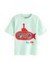 Mint Green Short Sleeve Interactive Appliqué T-Shirt (3mths-7yrs) - Image 1 of 1