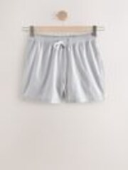 Grey Seersucker Swim Shorts - Image 1 of 1