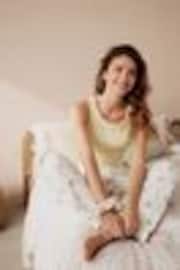 Yellow Lemons Rib Vest Pyjamas - Image 1 of 1