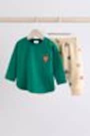 Bright Varsity Bear Baby Top And Leggings Set - Image 1 of 1