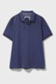 Crew Clothing Blue Cotton Oxford 100% Cotton Polo Shirt - Image 1 of 1