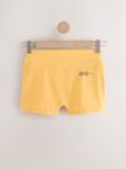 self. Yellow Short High Waist Leggings - Image 1 of 1