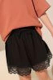 Black Lace Trim Pull On Short Skirt (3-16yrs) - Image 1 of 1