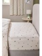 Mini Dino 100% Cotton Muslin Fitted Sheet - Image 1 of 1