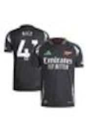 adidas Black Arsenal Away Authentic 2024-25 Shirt With Rice 41 Printing - Image 1 of 1