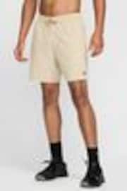 Nike Brown Dri-FIT Form 7 inch Unlined Training Shorts - Image 1 of 1