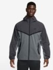 Cool Grey - флисовая толстовка на молнии Nike Obsiian Tech - Image 1 of 1