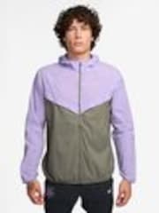 Hydrangea Purple Grey - Nike Dri-FIT Stride Woven Running Jacket - Imagen 1 de 1