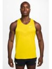 Nike Lightening Yellow Stride Dri-FIT ADV Running Vest Top - Image 1 of 1