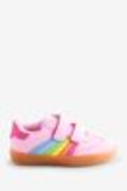Little Bird by Jools Oliver Multi Younger Gum Sole Trainers with Rainbow Stripe - Image 1 of 1