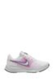 Nike White/Coral Run Defy Road Running Trainers - Image 1 of 1